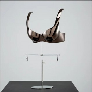 Стійка телескопічна,настільна, для білизни (висота 53-68см. чорний хром)